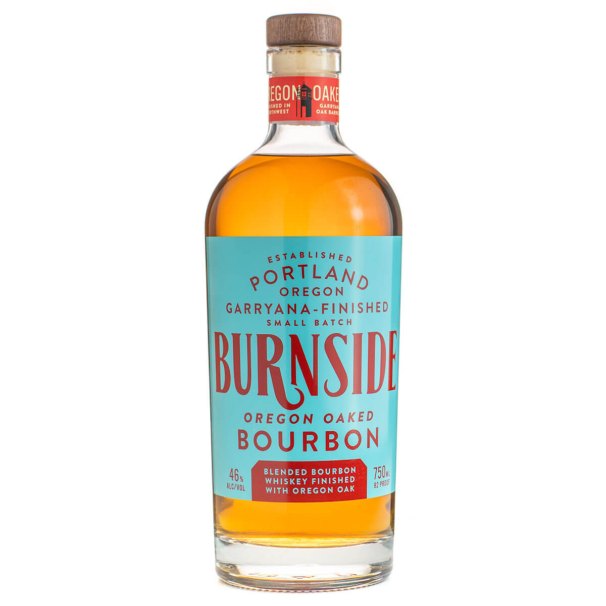 Burnside Oregon Oaked Bourbon bottle