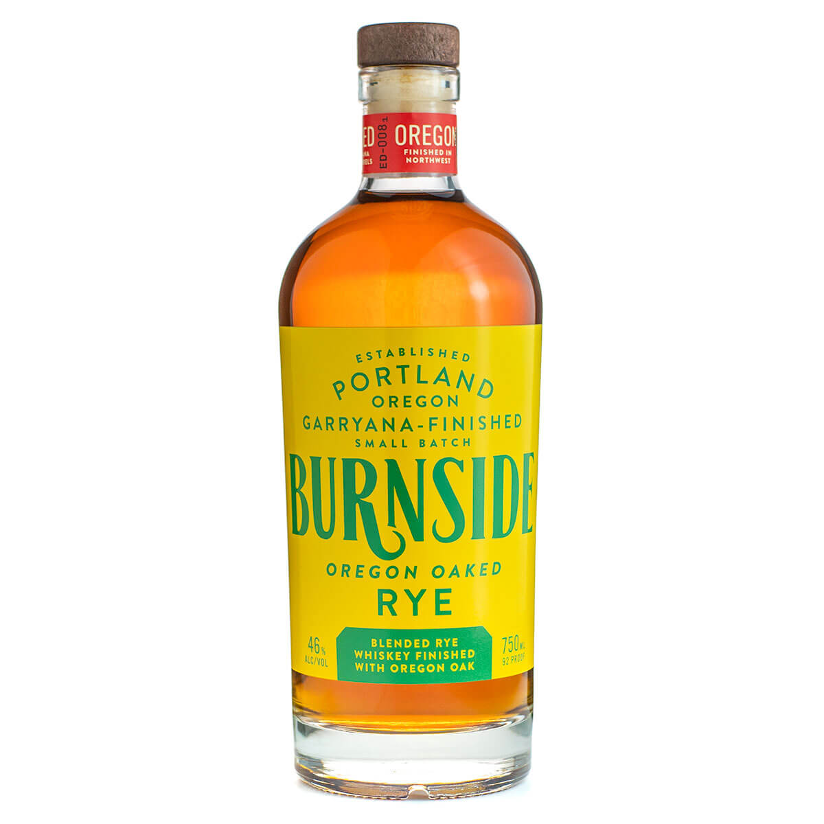 Burnside Oregon Oaked Rye bottle