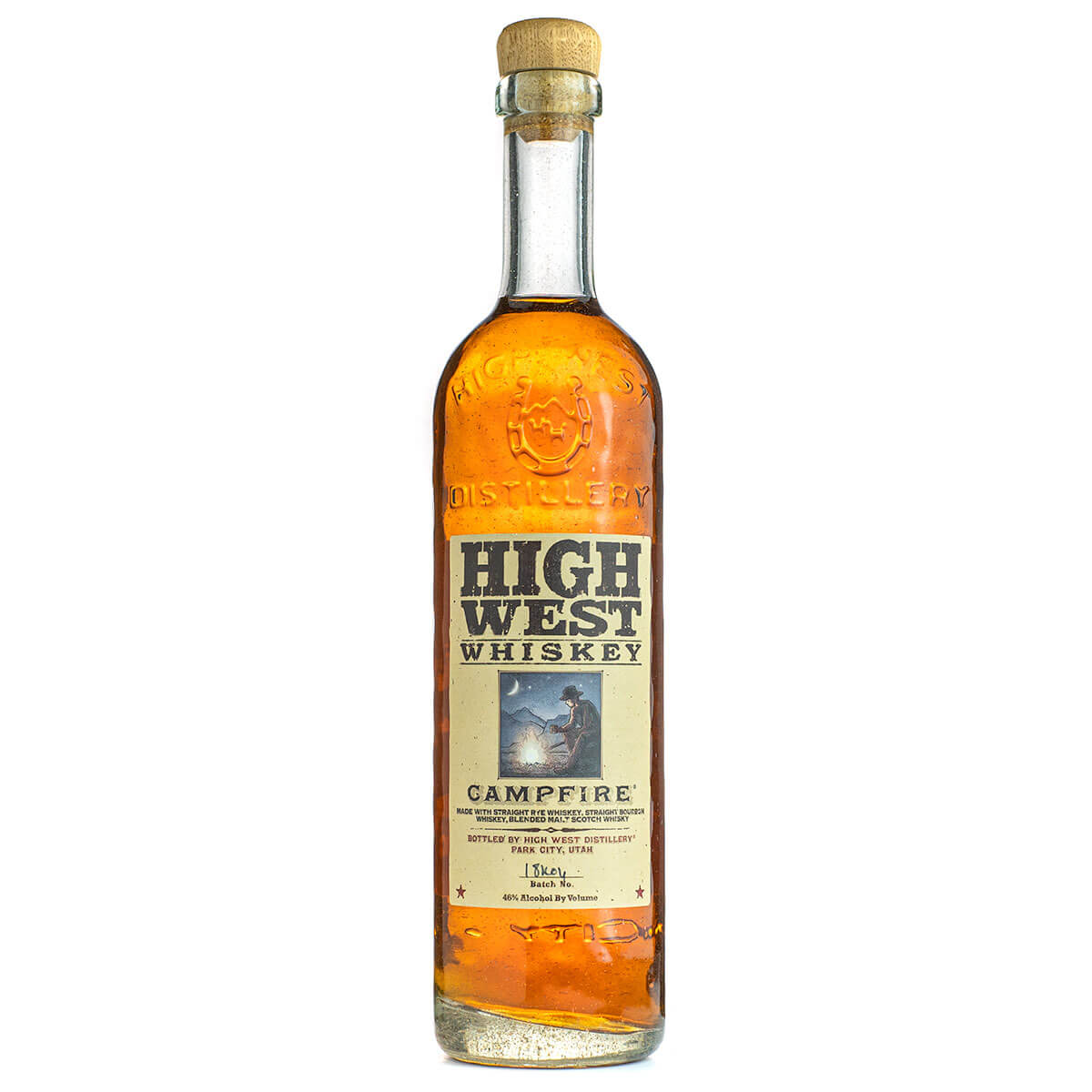 High West Campfire bottle, with pre-2022 label