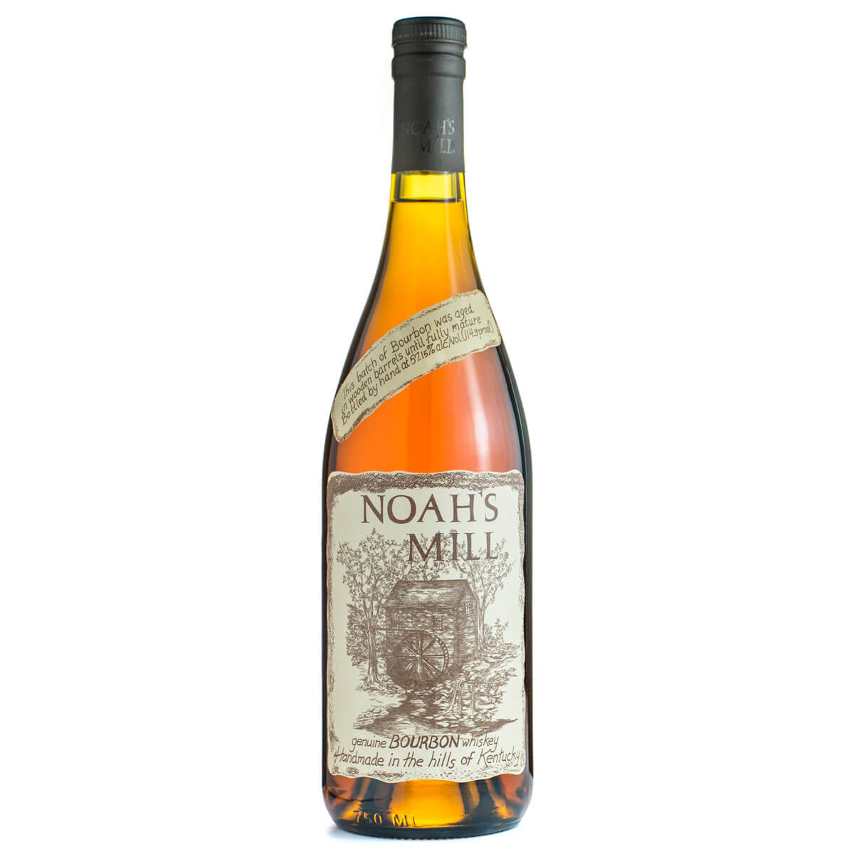 Noah's Mill bourbon bottle