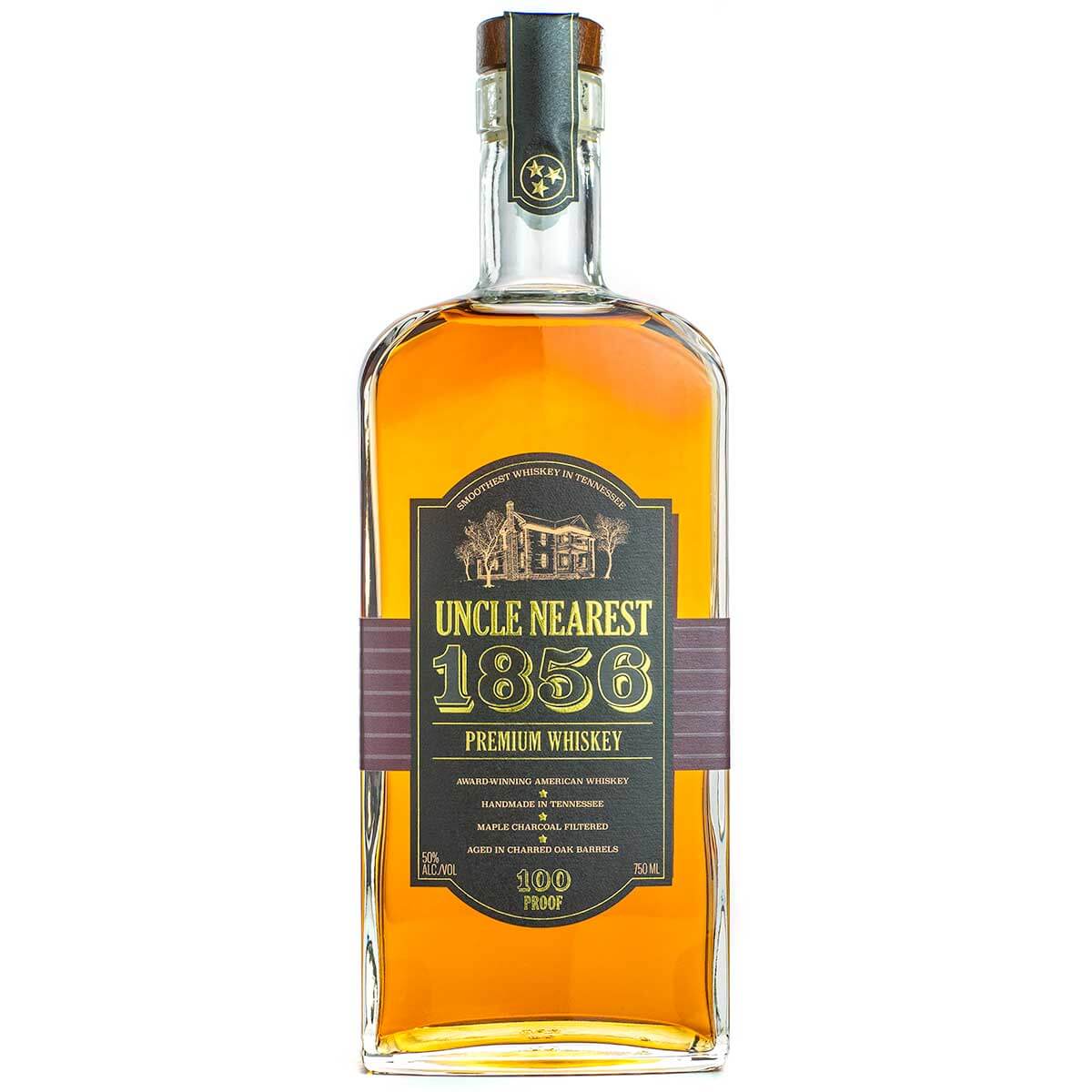 Uncle Nearest 1856 Premium Aged Whiskey bottle