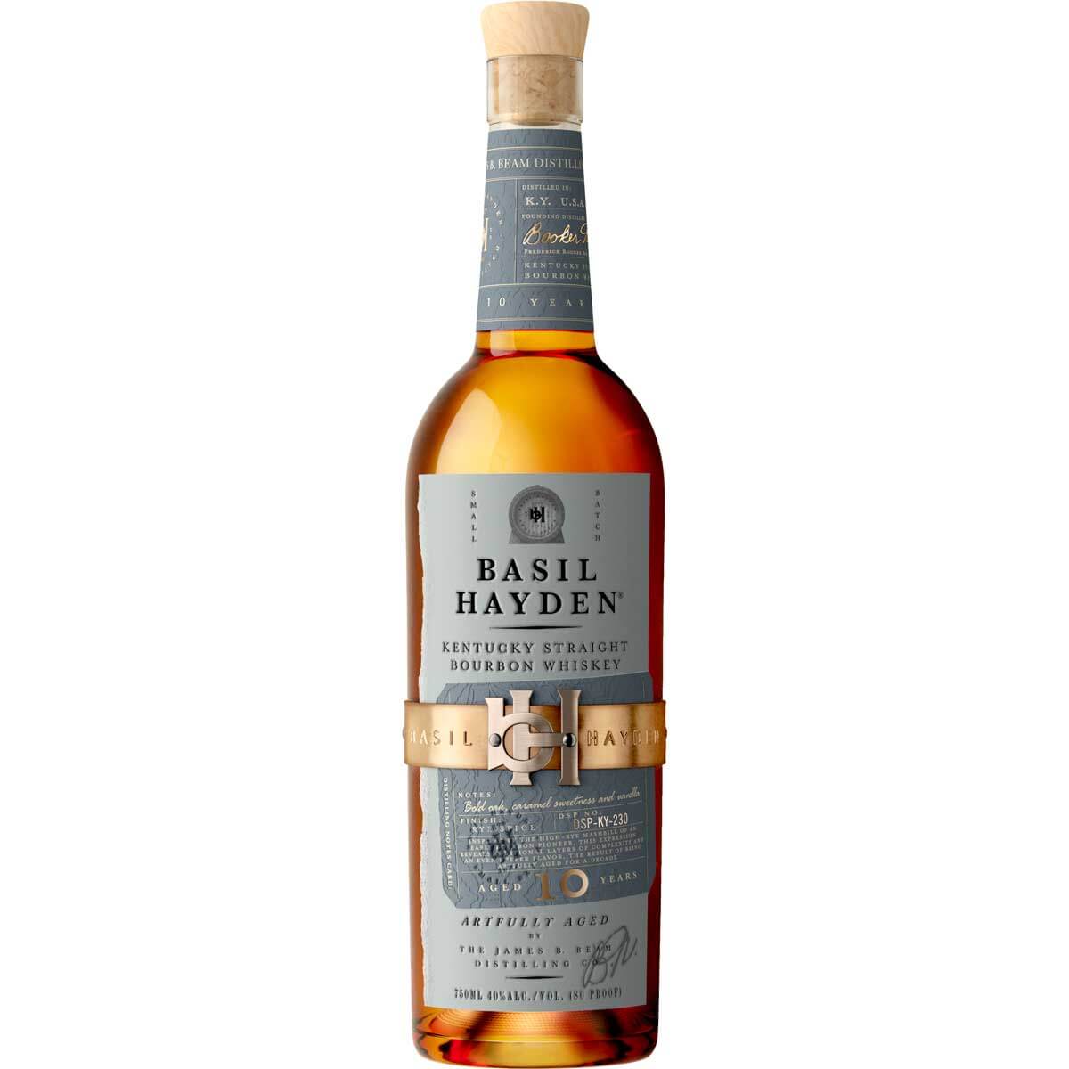 Basil Hayden 10 Year Bourbon bottle