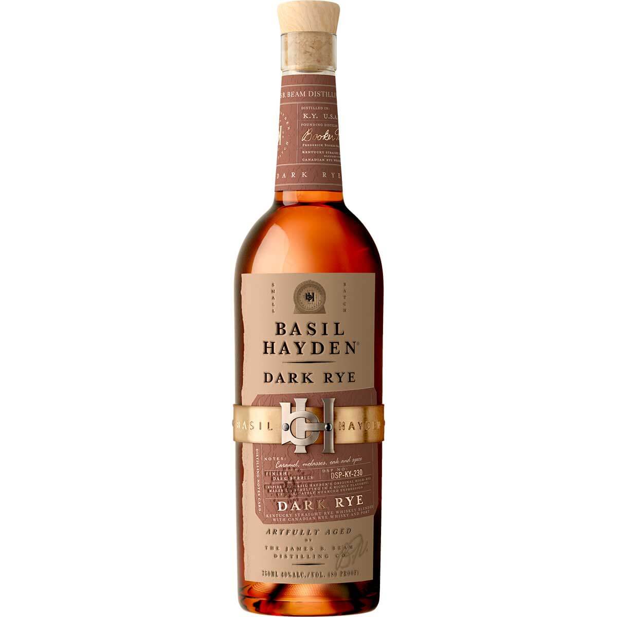 Basil Hayden Dark Rye bottle