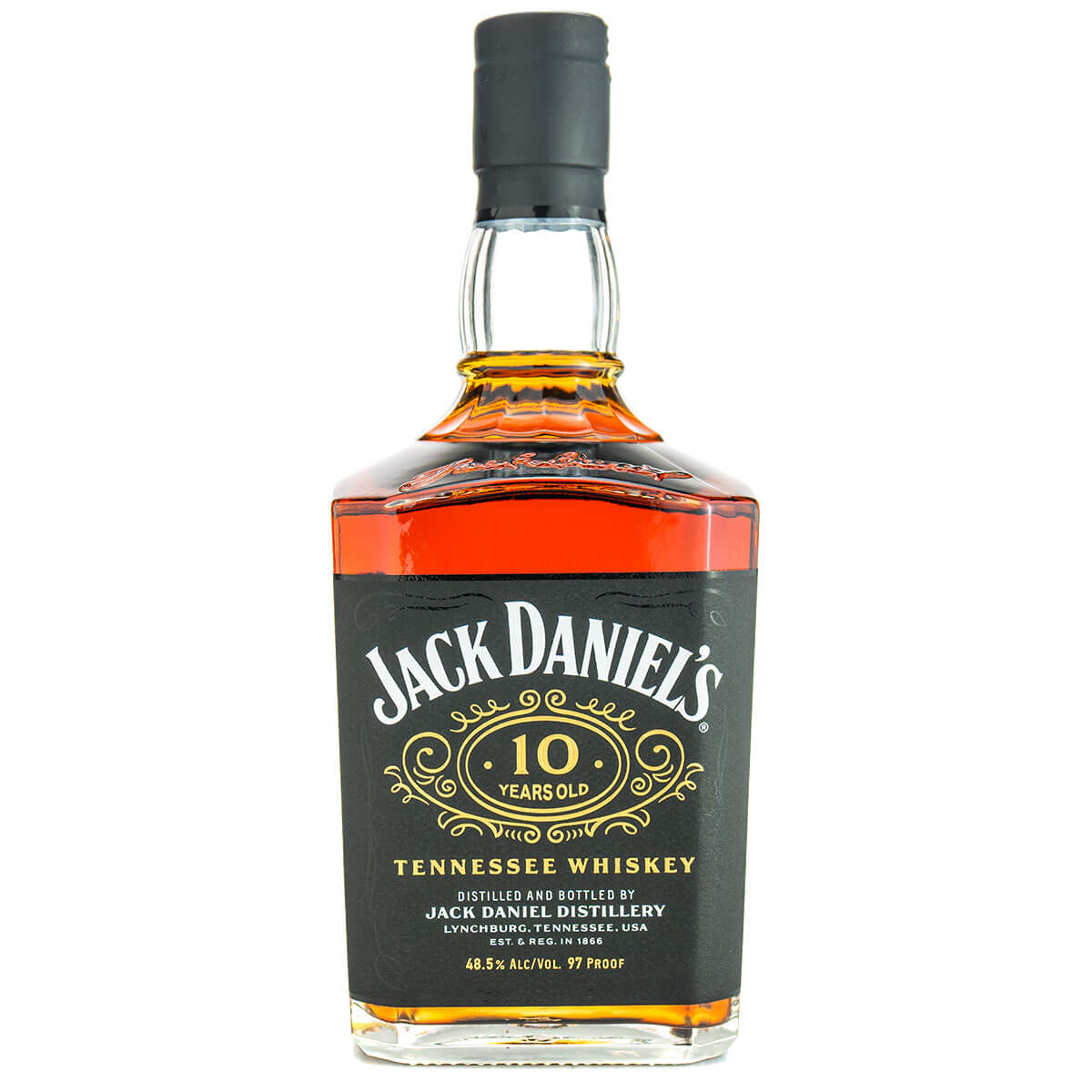 Jack Daniel’s 10-Year-Old Tennessee Whiskey bottle