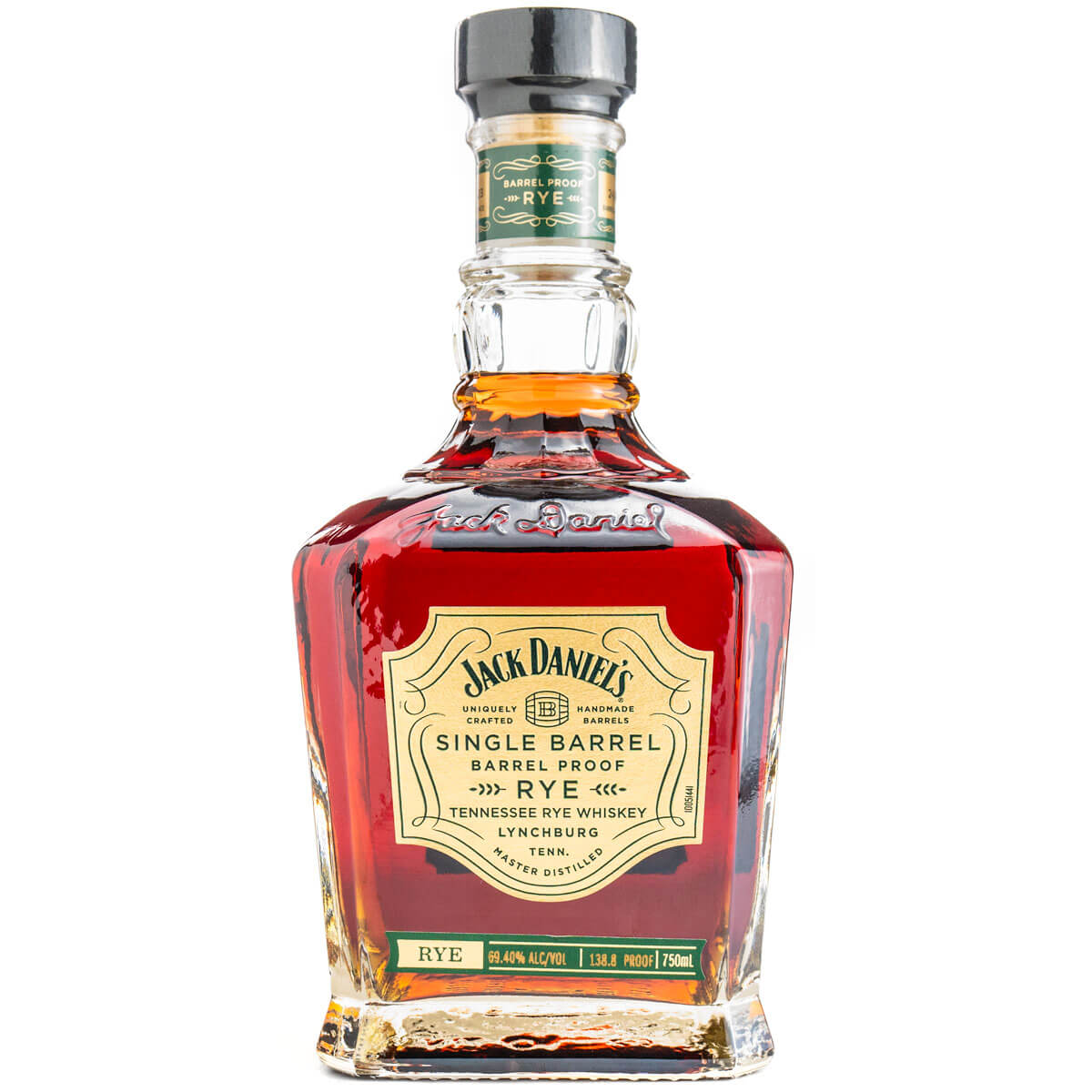 Jack Daniel's Single Barrel Barrel Proof Rye bottle