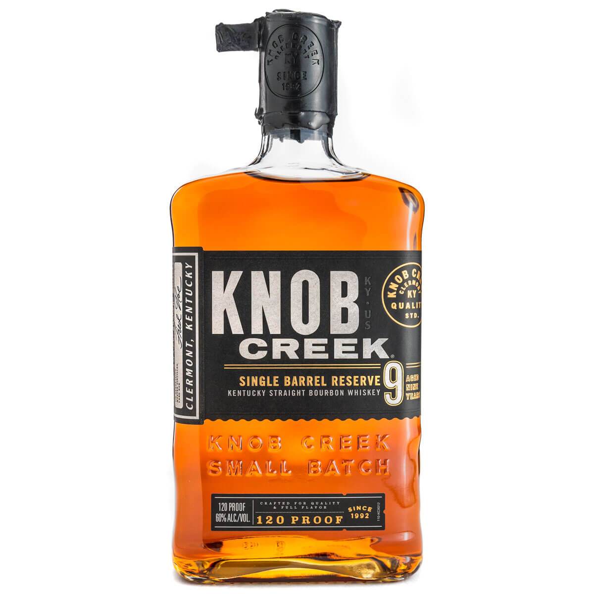 Knob Creek Single Barrel Reserve 9 Year bottle