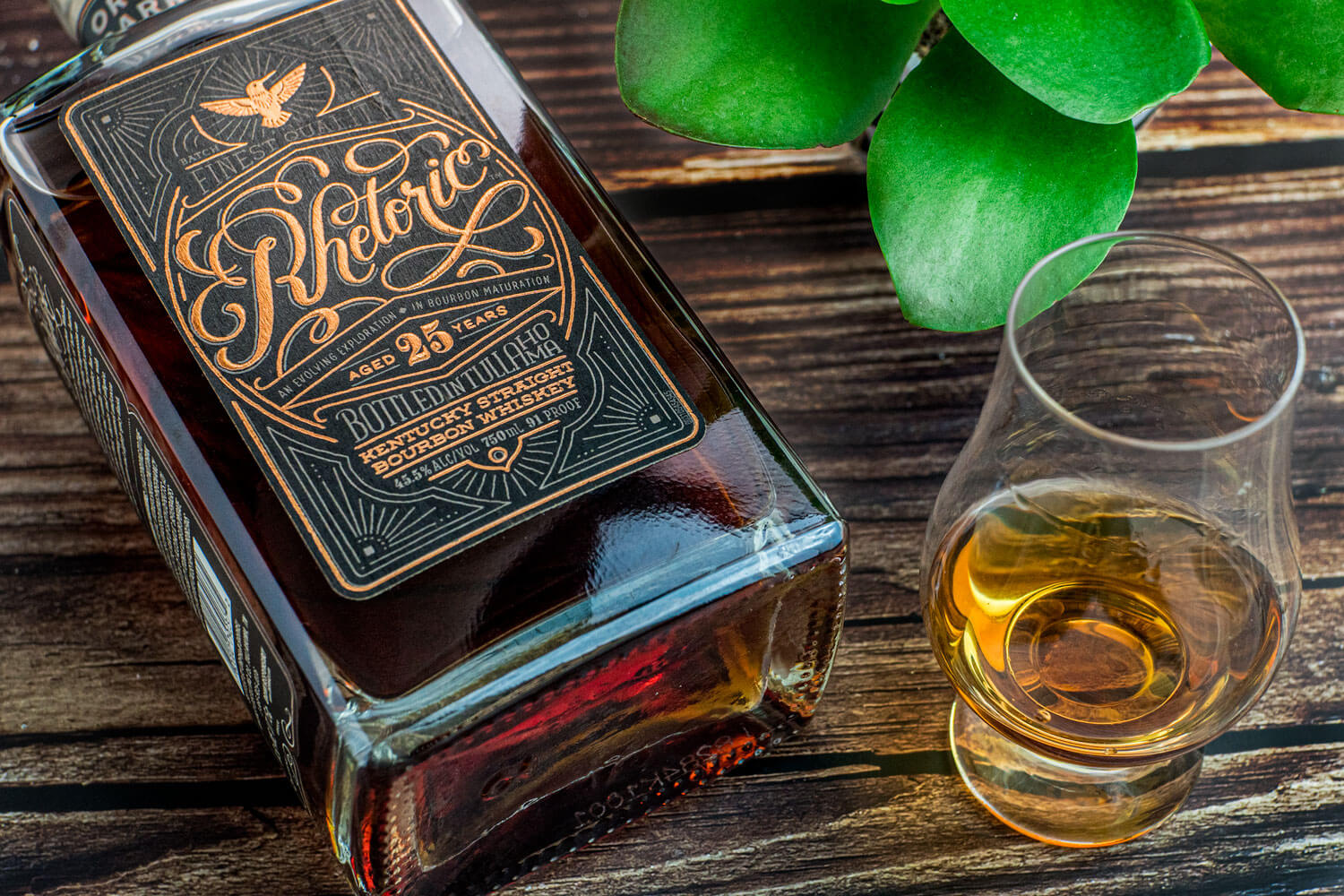 Rhetoric 25-Year-Old bottle and pour