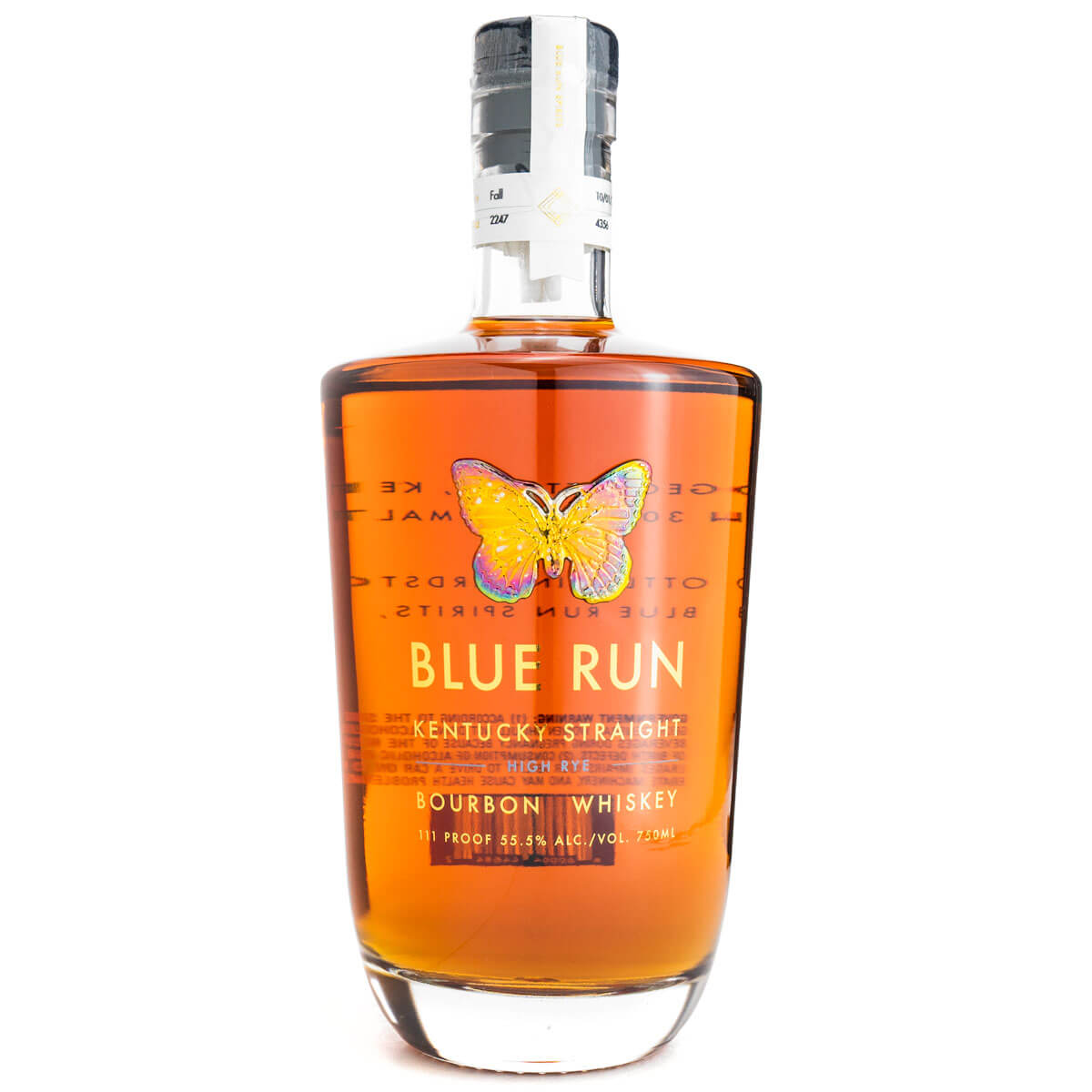 Blue Run High Rye Bourbon bottle