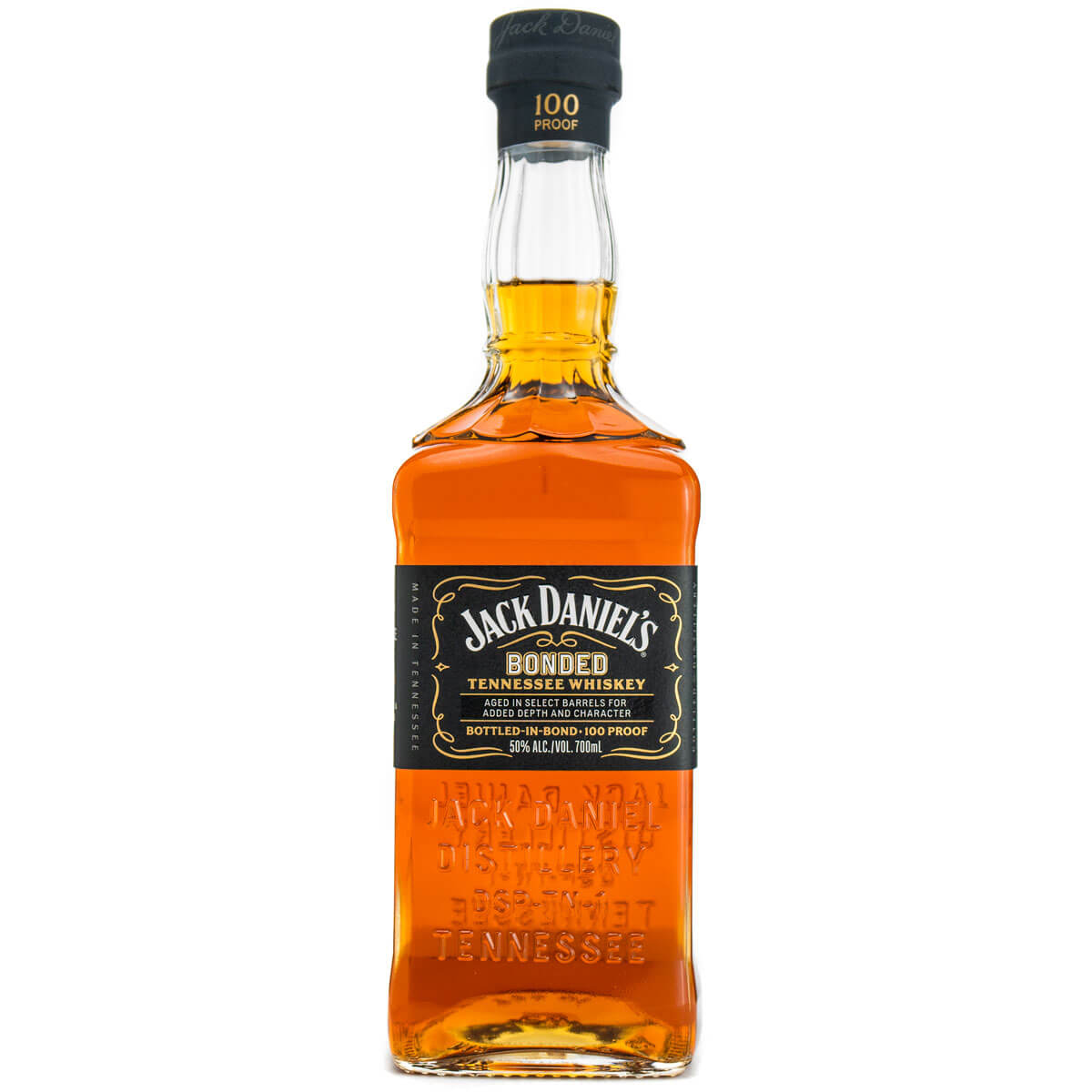 Jack Daniel’s Bonded Tennessee Whiskey bottle