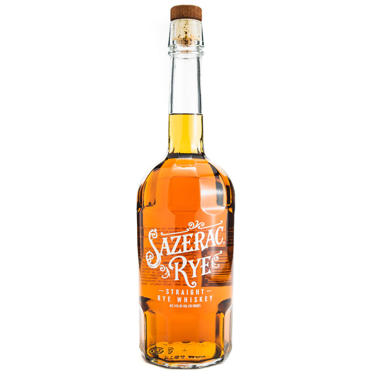 Sazerac Rye Whiskey bottle