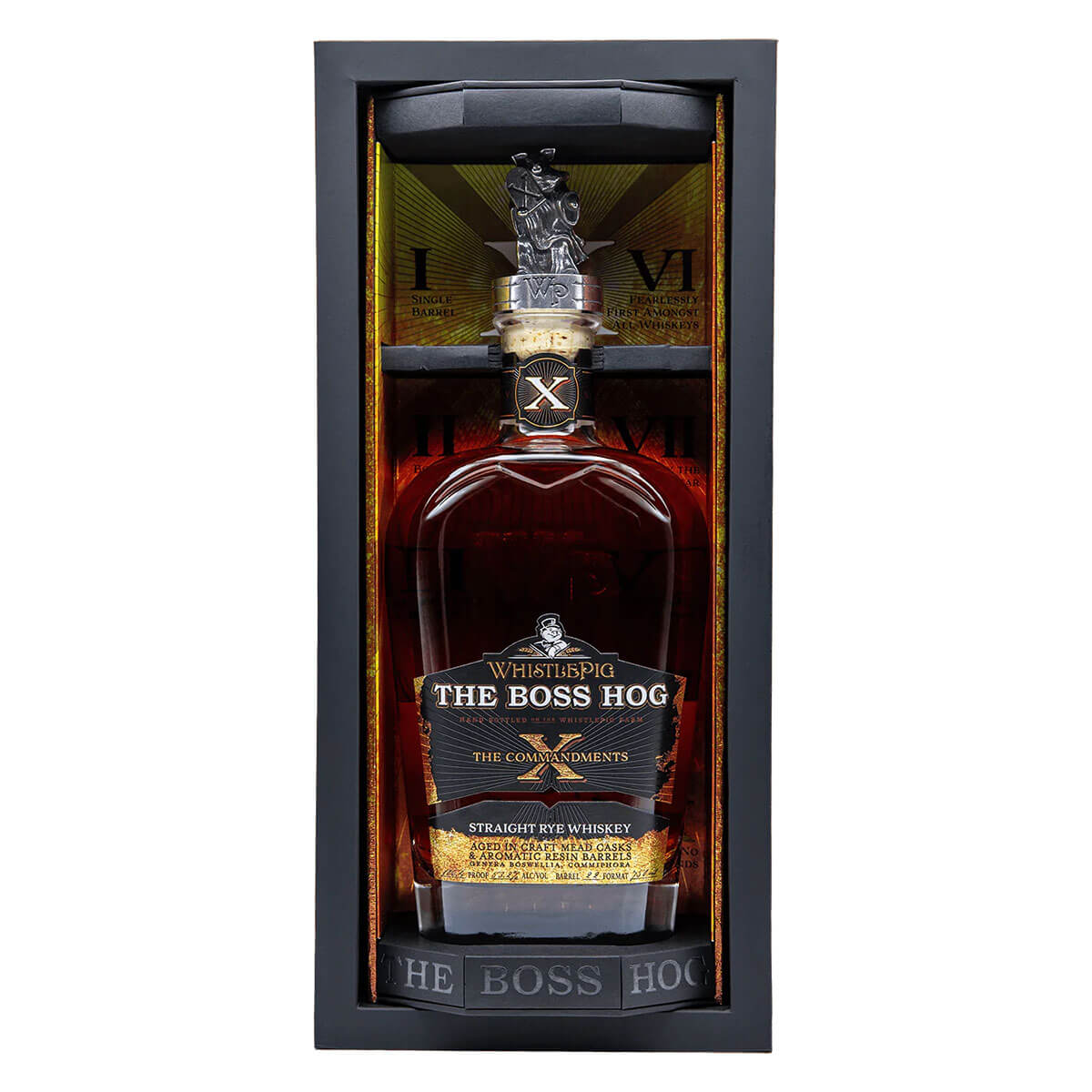 WhistlePig The Boss Hog X "The Commandments" bottle in box
