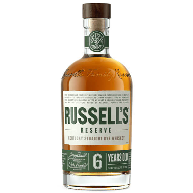 Russell's Reserve 6 Year Old Rye bottle