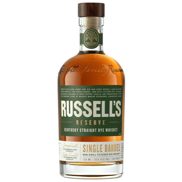 Russell's Reserve Single Barrel Rye bottle