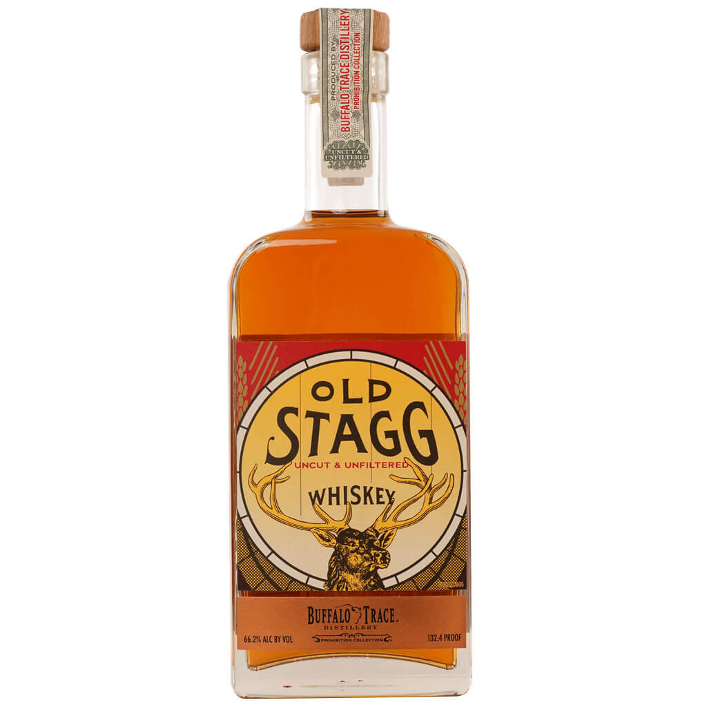 Old Stagg Uncut & Unfiltered Whiskey bottle