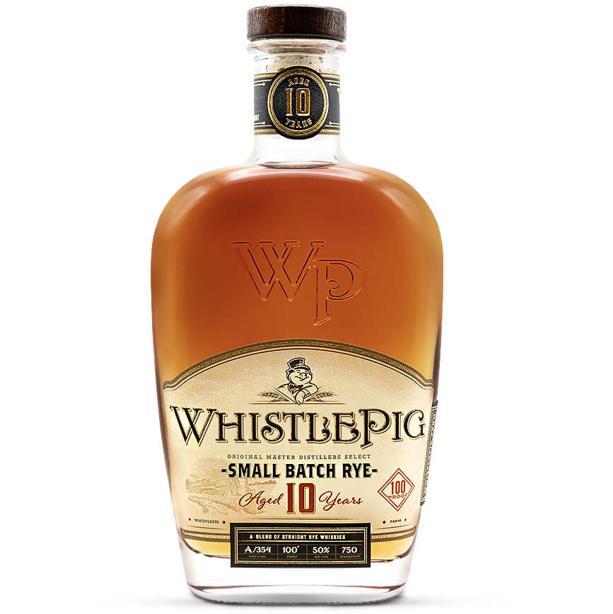 WhistlePig Small Batch Rye Aged 10 Years bottle