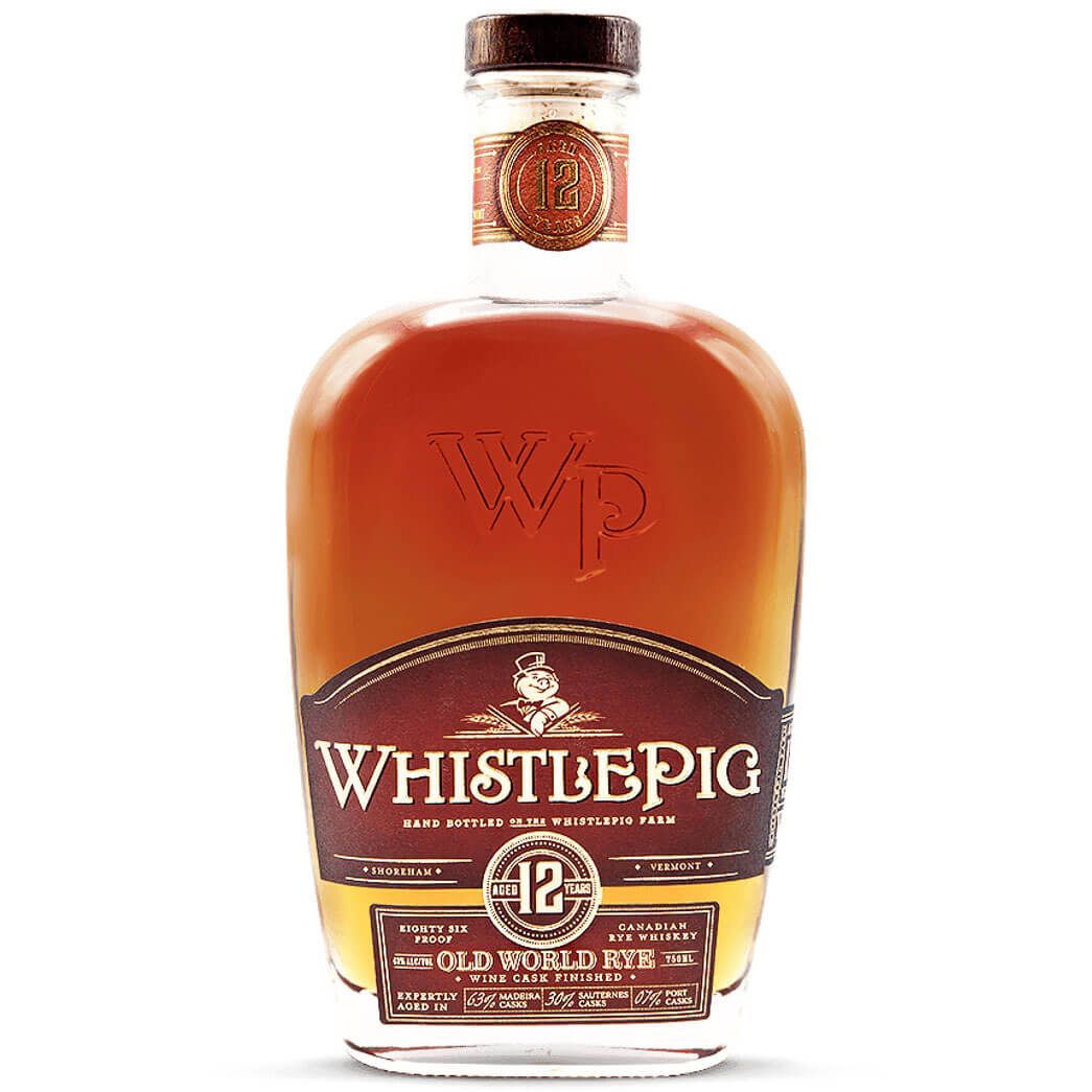 WhistlePig Old World Rye Aged 12 Years bottle