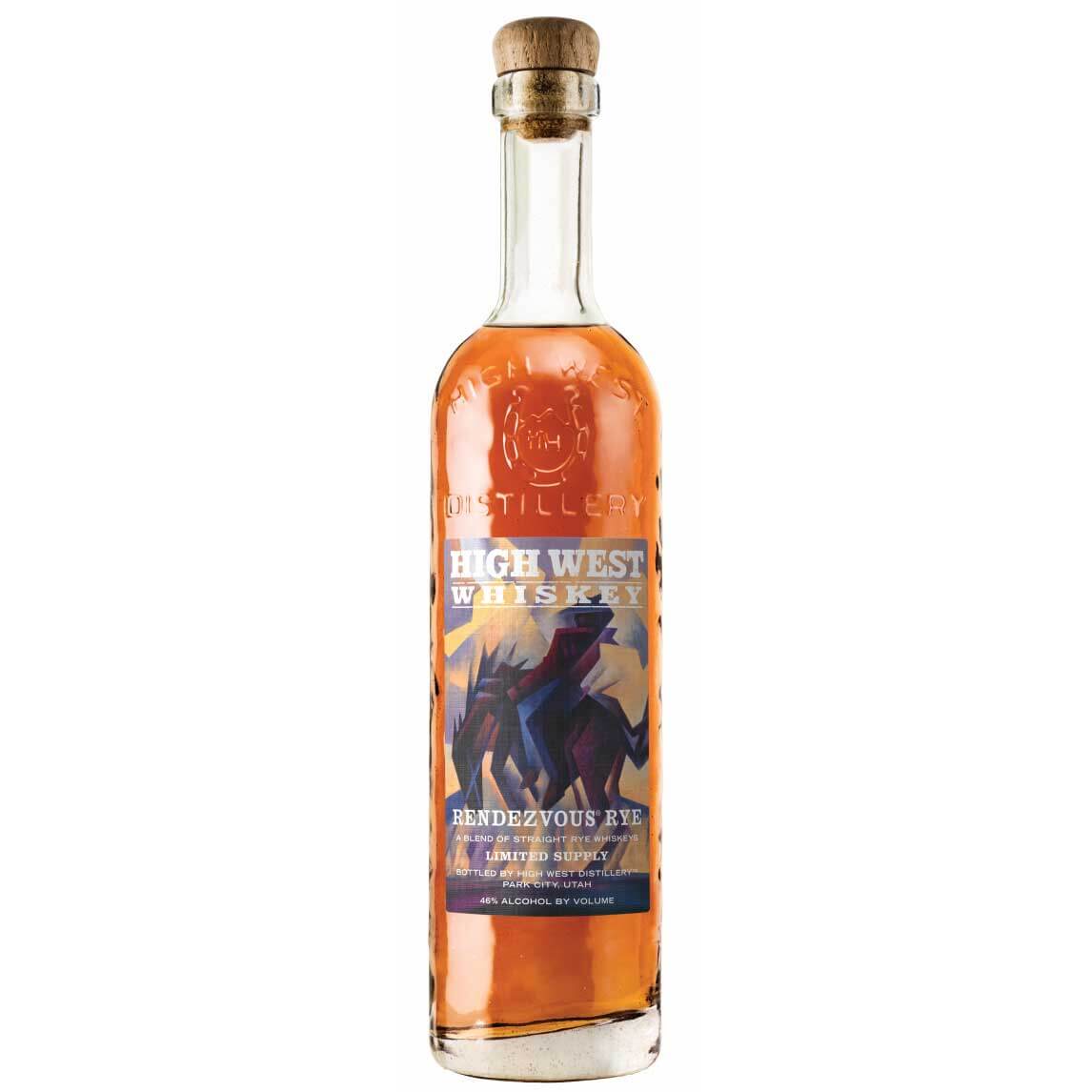 High West Rendezvous Rye 2021 label by Ed Mell