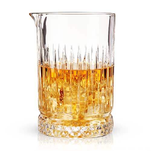 Viski Pedestal Crystal Cocktail Mixing Glass